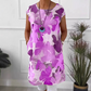 🌺Summer Hot Sale 50% OFF💐Women's Floral Print Loose Dress with Pockets