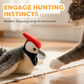 ⏳LAST DAY SALE 60% OFF !!📢Electric Plush Cat Teaser Toy with Sounds