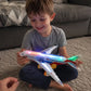 🥳 Limited-Time SALE 60% OFF ✈️🎁 Kids Electric Aircraft Model Toy | Lights, Music & Auto Bump Function🧒✨
