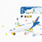 🥳 Limited-Time SALE 60% OFF ✈️🎁 Kids Electric Aircraft Model Toy | Lights, Music & Auto Bump Function🧒✨