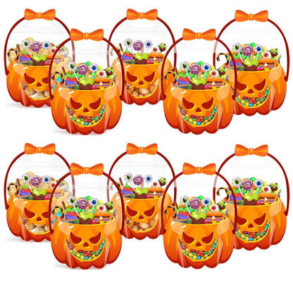 🎉🎃This Week's Special Sales - 60% OFF👻Halloween Transparent Pumpkin Favor Bags