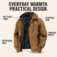 Men’s Plush-Lined Hooded Work Jacket