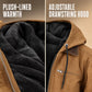 Men’s Plush-Lined Hooded Work Jacket