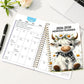 ⚡60% OFF! Almost Gone💥🐮Highland Cow (2026-2030) 5-year Calendar 📅 annual calendar planning, month labels