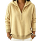 Women's Half Zip Hooded Sweatshirt