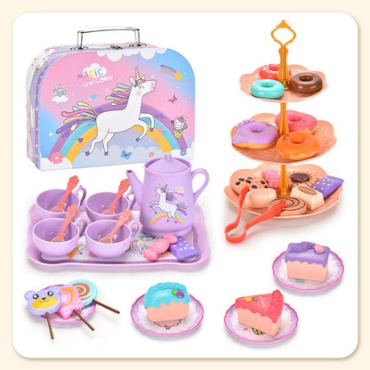 ⏳🔥LIMITED-TIME 60% OFF! ⏰Unicorn Castle Pretend Teapot Set – Kid‑safe, Portable, Imagination‑boosting ✨