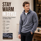 Men's Half Zip Polar Fleece Pullover