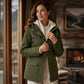 ⏳ Limited Time 60% Off! 💥Women's Plush-Lined Windproof Hooded Jacket