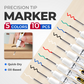 Precision Tip Quick-Dry Oil-Based Marker Pen