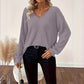 Women's Elegant Back Bowknot Knit Top