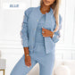 🎉This Week's Special Sales - 60% OFF✨Women's Casual 3-Piece Set - Jacket, Tank Top & Pants