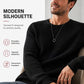Men's Modern Waffle Knit Sweater