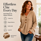 🍂Autumn Hot Sale 60% OFF🔥Women's V Neck Knit Sweater