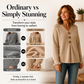 🍂Autumn Hot Sale 60% OFF🔥Women's V Neck Knit Sweater