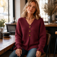 🍂Autumn Hot Sale 60% OFF🔥Women's V Neck Knit Sweater