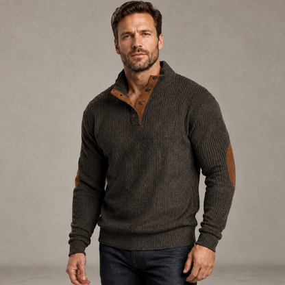 ⏳ Limited Time 50% Off! 💥Men's Corduroy Stand Collar Sweatshirt
