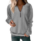 Women’s Half-Zip Cable Knit Sweatshirt