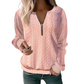 Women’s Half-Zip Cable Knit Sweatshirt