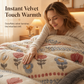 🛌 50% OFF! ✨ Livecheste™ Double-Sided Sherpa Fleece Comforter – Snowflake Velvet & Dense Lamb Fleece Heat Lock & Ultra-Soft Velvet Touch❄️