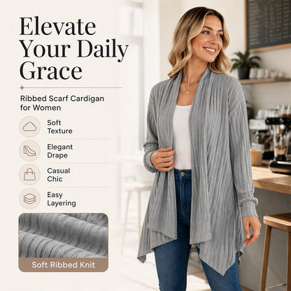🎉This Week's Special Sales - 60% OFF✨Women's Casual Draped Open Front Cardigan