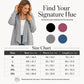 🎉This Week's Special Sales - 60% OFF✨Women's Casual Draped Open Front Cardigan