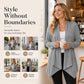 🎉This Week's Special Sales - 60% OFF✨Women's Casual Draped Open Front Cardigan