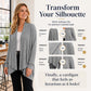 🎉This Week's Special Sales - 60% OFF✨Women's Casual Draped Open Front Cardigan