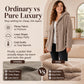 ⏳ Limited Time 60% Off!❄️Women's Loose-Fit Hooded Plush Jacket