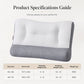 Ergonomic Soybean Fiber Cervical Neck Pillow