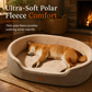 🔥Limited time offer💤 Detachable Oval Pet Bed – Cozy, Moisture-Proof, Scratch Resistant ✨