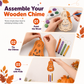 👻Halloween Special Sale 60% OFF🎃Halloween Wooden Pumpkin DIY Craft Kit