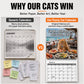 🎁Gift Idea Hot Sale 60% OFF🐱2027 Funny Cats Wall Calendar