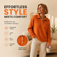 🍁Autumn Hot Sale 49% OFF🔥Women's Casual Waffle Knit Top