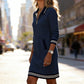 🍂Autumn Hot Sale 60% OFF🔥Women’s Fashion Collared Long-Sleeve Dress