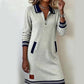 🍂Autumn Hot Sale 60% OFF🔥Women’s Fashion Collared Long-Sleeve Dress