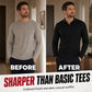 ⏳ Limited Time 50% Off! 💥Men's Textured Long Sleeve Lightweight Sweatshirt