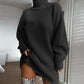 🍂Autumn Hot Sale 60% OFF🔥Women's Cozy Turtleneck Knit Sweater Dress