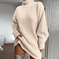 🍂Autumn Hot Sale 60% OFF🔥Women's Cozy Turtleneck Knit Sweater Dress