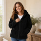 ⏳🍂LAST DAY SALE 60% OFF !!📢Women's Casual Plush Hooded Jacket