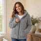 ⏳🍂LAST DAY SALE 60% OFF !!📢Women's Casual Plush Hooded Jacket