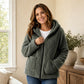⏳🍂LAST DAY SALE 60% OFF !!📢Women's Casual Plush Hooded Jacket