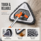🔥🧹Hot Sale 50% OFF⏳Triangular Cleaning Mop with Extendable Pole