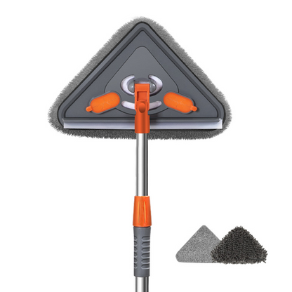 🔥🧹Hot Sale 50% OFF⏳Triangular Cleaning Mop with Extendable Pole