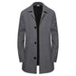 🍂Autumn Hot Sale 50% OFF🔥Men's Minimalist Single-Breasted Mid-Length Coat