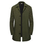 🍂Autumn Hot Sale 50% OFF🔥Men's Minimalist Single-Breasted Mid-Length Coat
