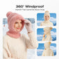 ⏰Black Friday Mega Deal – 50% off!💖Women's Winter One-Piece Knitted Beanie Scarf Mask