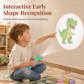 Kids Mini Projection Flashlight Toy Slide Projector Torch for Toddlers