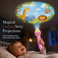 Kids Mini Projection Flashlight Toy Slide Projector Torch for Toddlers