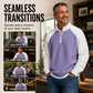 ⏳LAST DAY SALE 60% OFF !!📢Men's Waffle Knit Quarter Zip T-Shirt