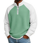 ⏳LAST DAY SALE 60% OFF !!📢Men's Waffle Knit Quarter Zip T-Shirt